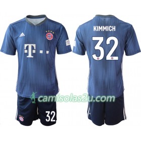 Camisolas de Futebol FC Bayern München KIMMICH 32 Criança Equipamento 3ª 2018/19 Manga Curta 
